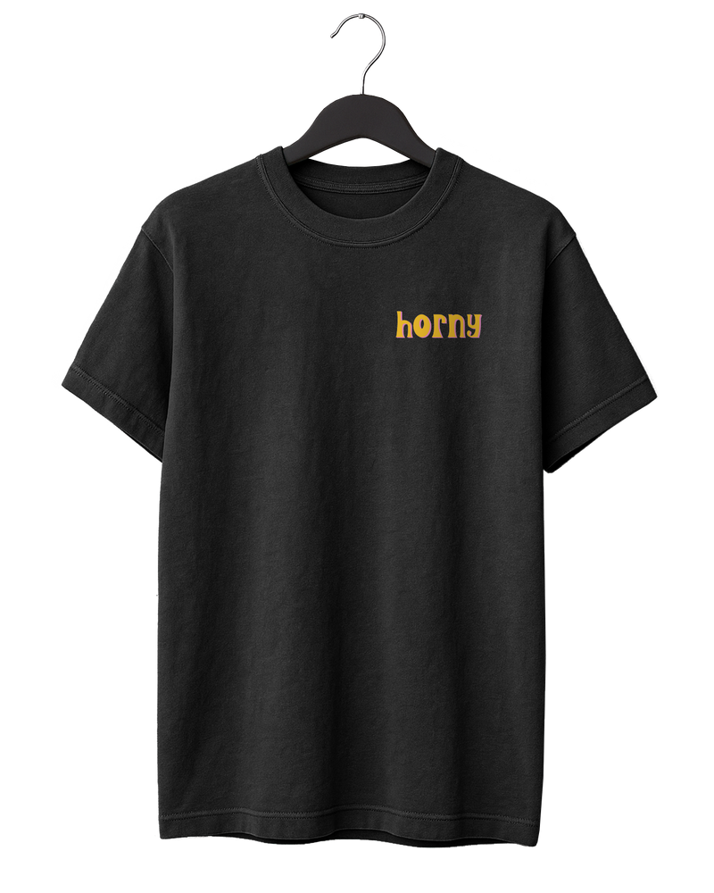 Horny Left Chest T-Shirt