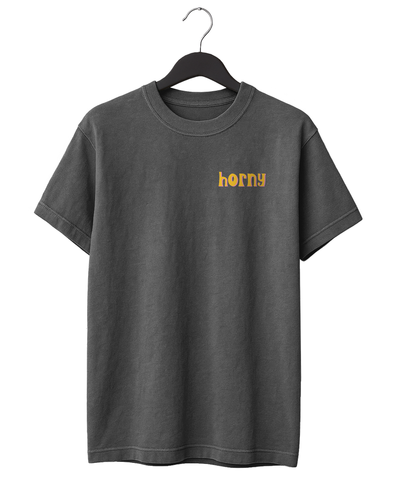 Horny Left Chest T-Shirt