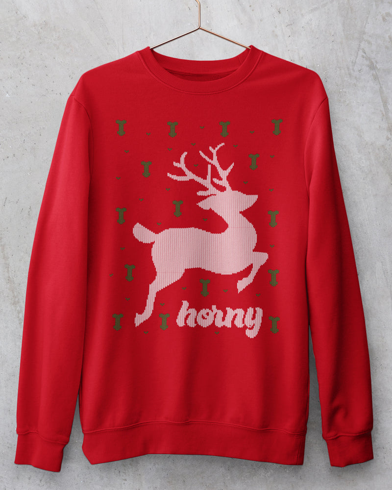 Horny Christmas Crewneck