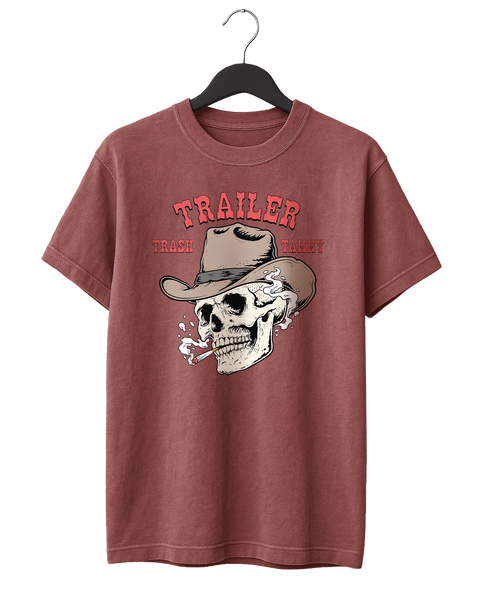 Skull Cowboy T-Shirt – Trailer Trash Tammy