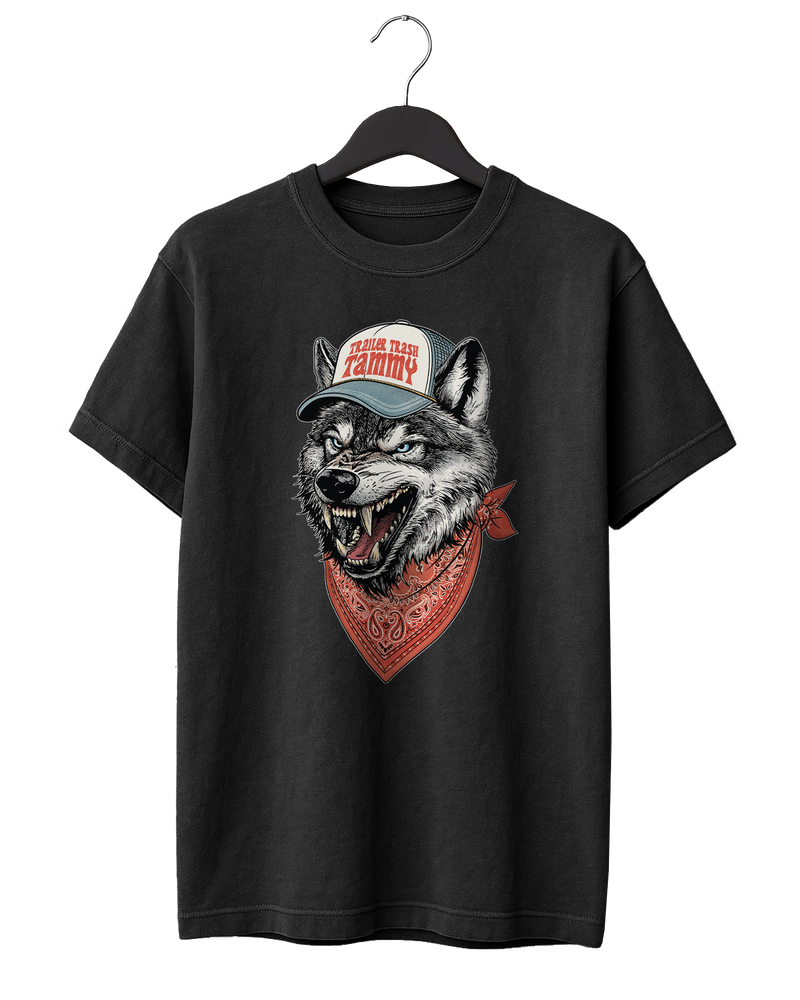 Trucker Wolf T-Shirt