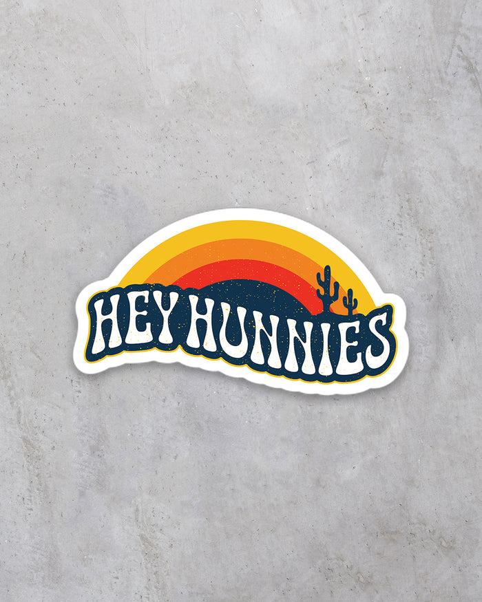 Hey Hunnies Cactus Mini Sticker