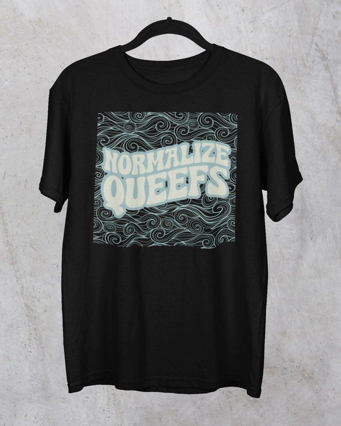 Normalize Queefs Blue T-Shirt