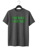 Green Checkered Lettering T-Shirt