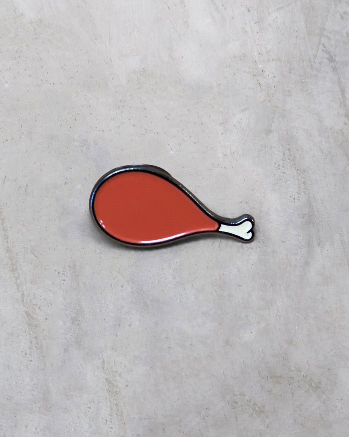 Chicken Leg Enamel Pin